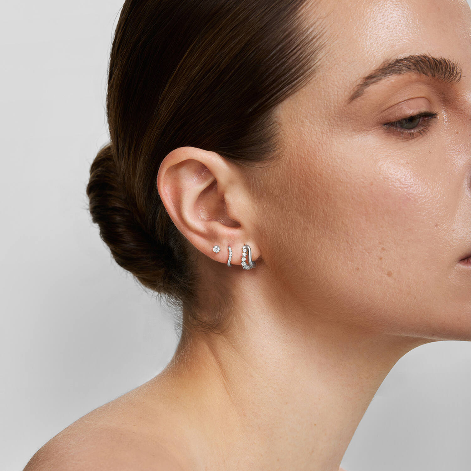  Fairy Dust - Créoles - Argent / Rhodié - Zircone